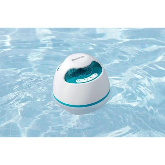 Bestway musicwave floating led bluetooth speaker (contents:1 musicwave floating led bluetooth speaker)